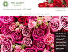 Tablet Screenshot of fioriepiantecastellani.it